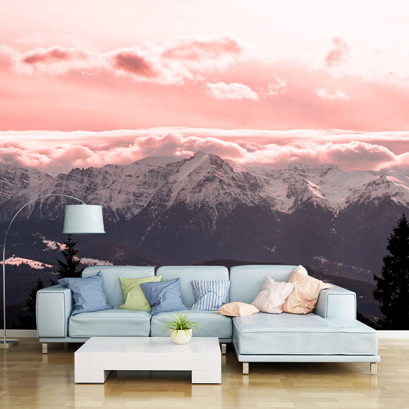 Wallpaper Environmental Wall Mural Mountain Range Living Room Wall Mural