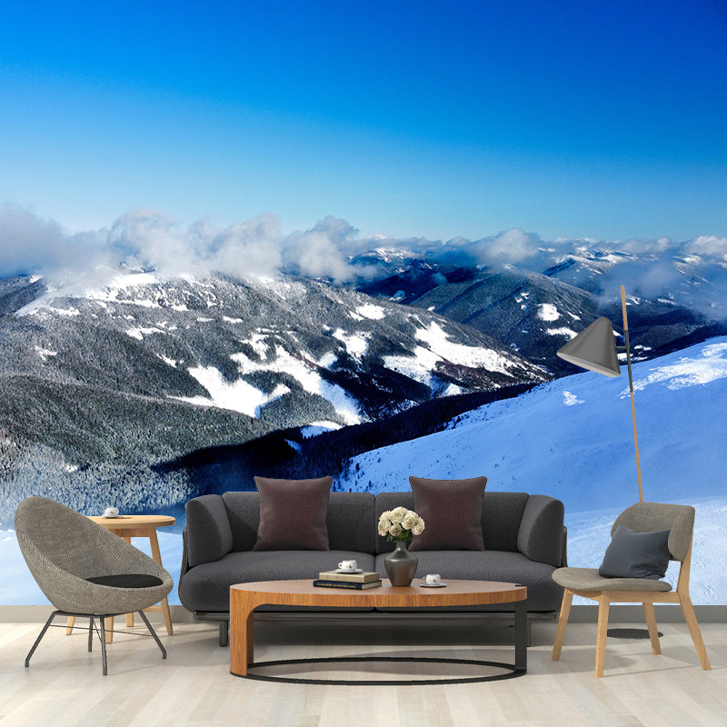 Wallpaper Environmental Wall Mural Mountain Range Living Room Wall Mural