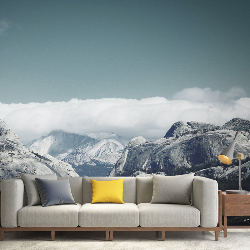 Wallpaper Environmental Wall Mural Mountain Range Living Room Wall Mural