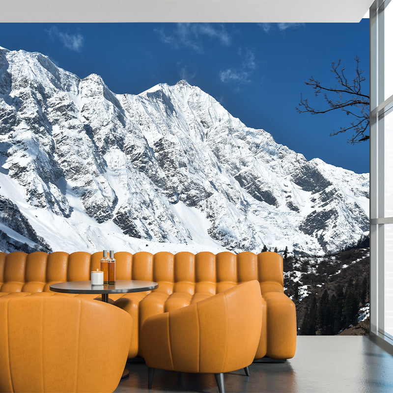 Photography Environment Friendly Mural Wallpaper Mountain Range Bedroom Wall Mural