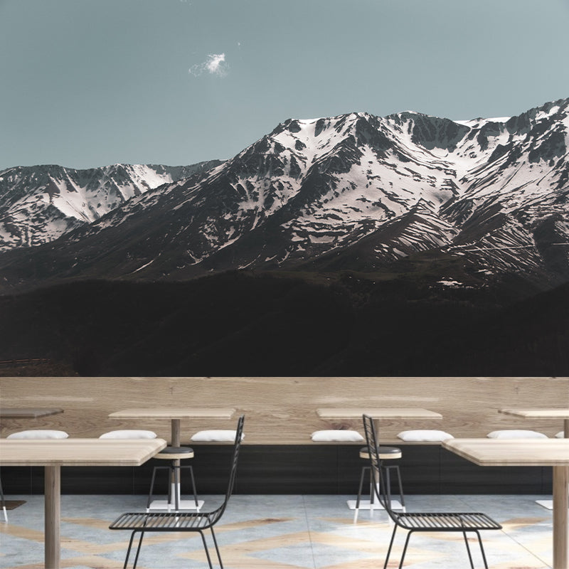 Photography Environment Friendly Mural Wallpaper Mountain Range Bedroom Wall Mural