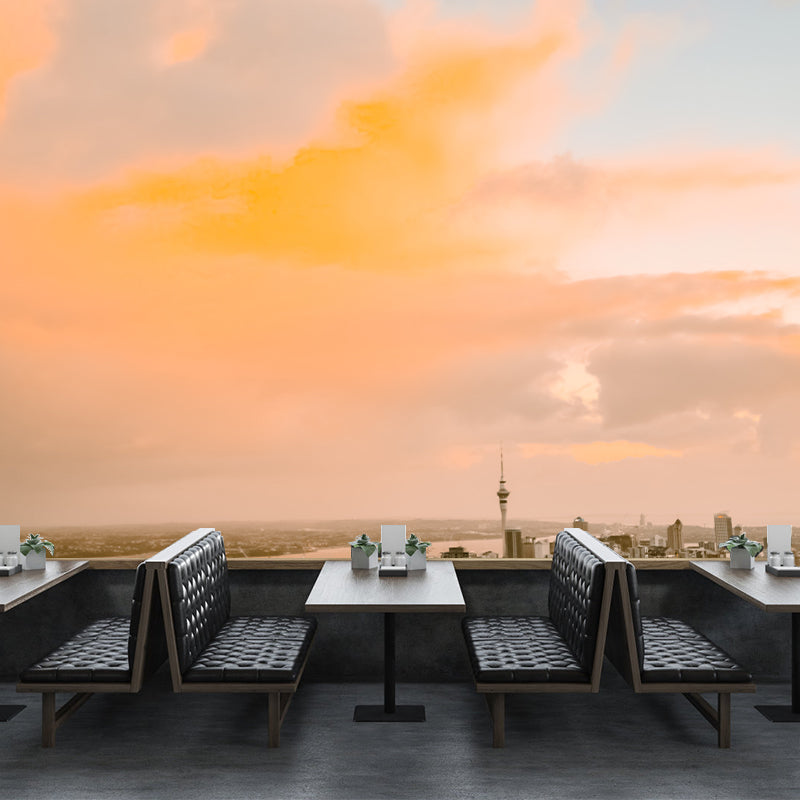 Urban Scenery Mildew Resistant Wallpaper Photography Sleeping Room Wall Mural