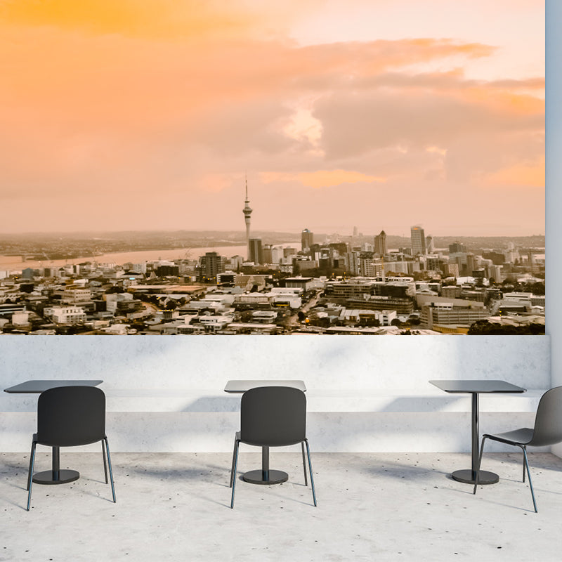 Urban Scenery Mildew Resistant Wallpaper Photography Sleeping Room Wall Mural