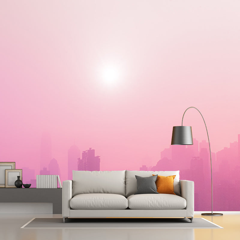 Environment Friendly Wall Mural Wallpaper Urban Scenery Sitting Room Wall Mural
