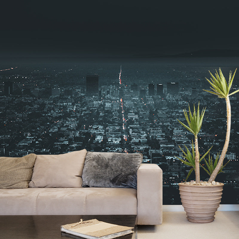 Decorative Wall Mural Wallpaper Urban Scenery Sitting Room Wall Mural