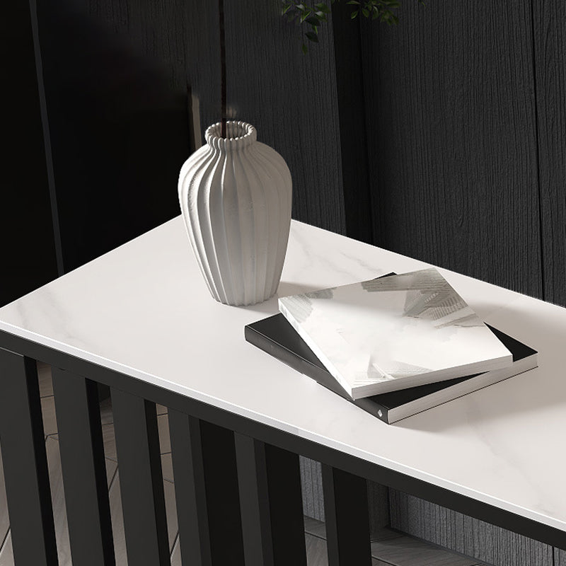 Contemporary Style Sintered Stone Table Rectangle Bar Counter Table for Home