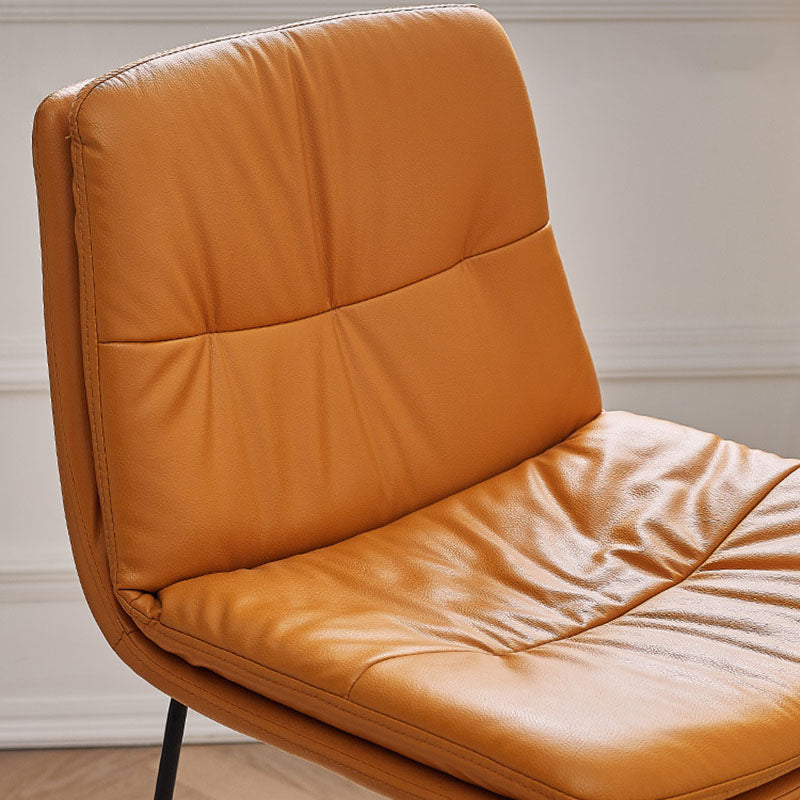 Scandinavian Matte Finish Upholstered Barstool Footrest Coffee Shop Stool