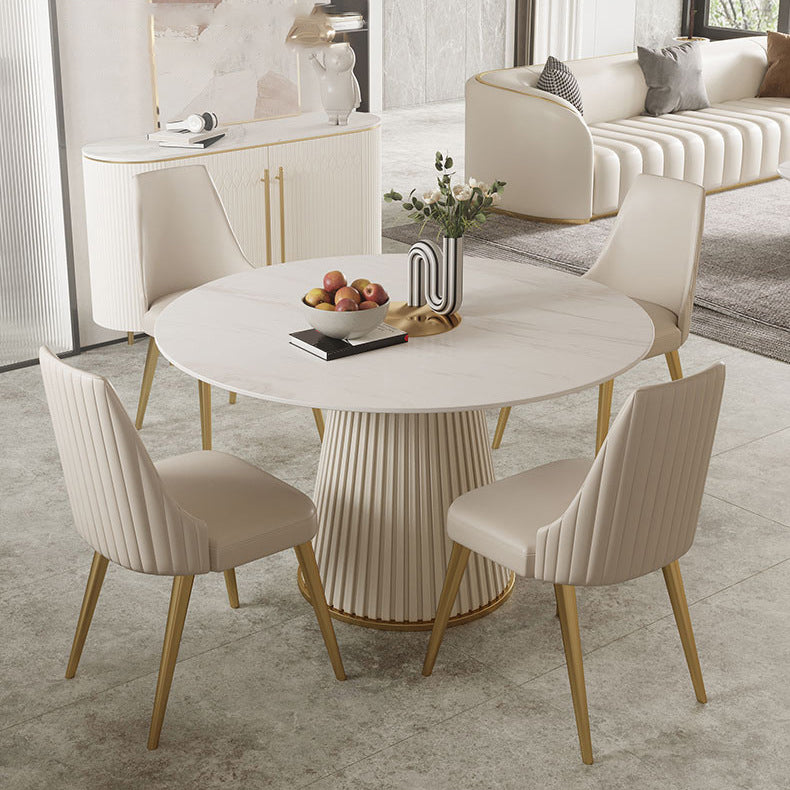 Minimalist 1/3/4/57 Pieces Dinette Set Round Dining Room Table Set