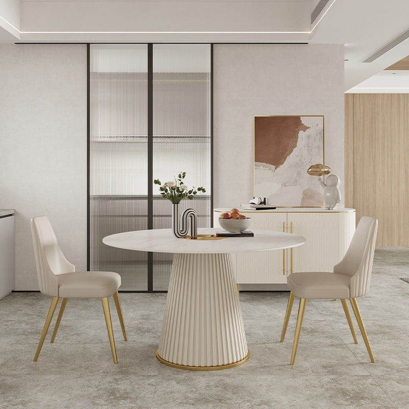 Minimalist 1/3/4/57 Pieces Dinette Set Round Dining Room Table Set
