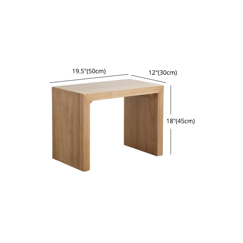 Modern 1/2/4 Pieces Rectangle Dinette Set Ash Wood Dining Table Set with Acrylic Foot