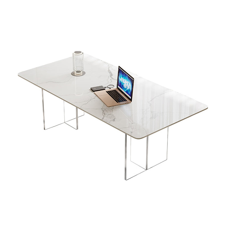 Contemporary 1/2/5/6 Pieces Dining Set Rectangle Acrylic Dining Room Set