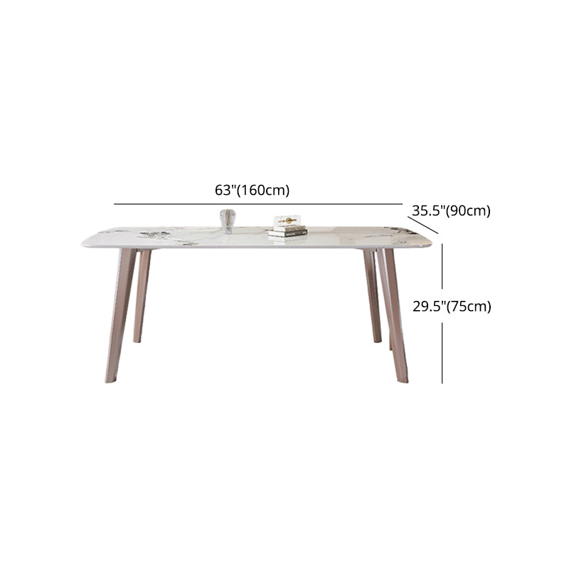 Modern 1/4/5/7 Pieces Dining Set Sintered Stone Dining Table Set for Kitchen