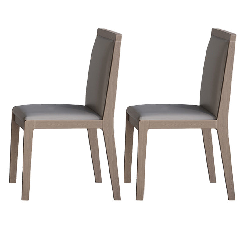 Modern Style 1/2/5/7 Pieces Dinette Set Solid Wood Dining Table and Chairs