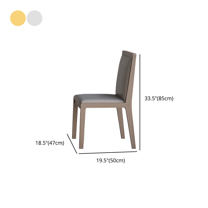 Modern Style 1/2/5/7 Pieces Dinette Set Solid Wood Dining Table and Chairs