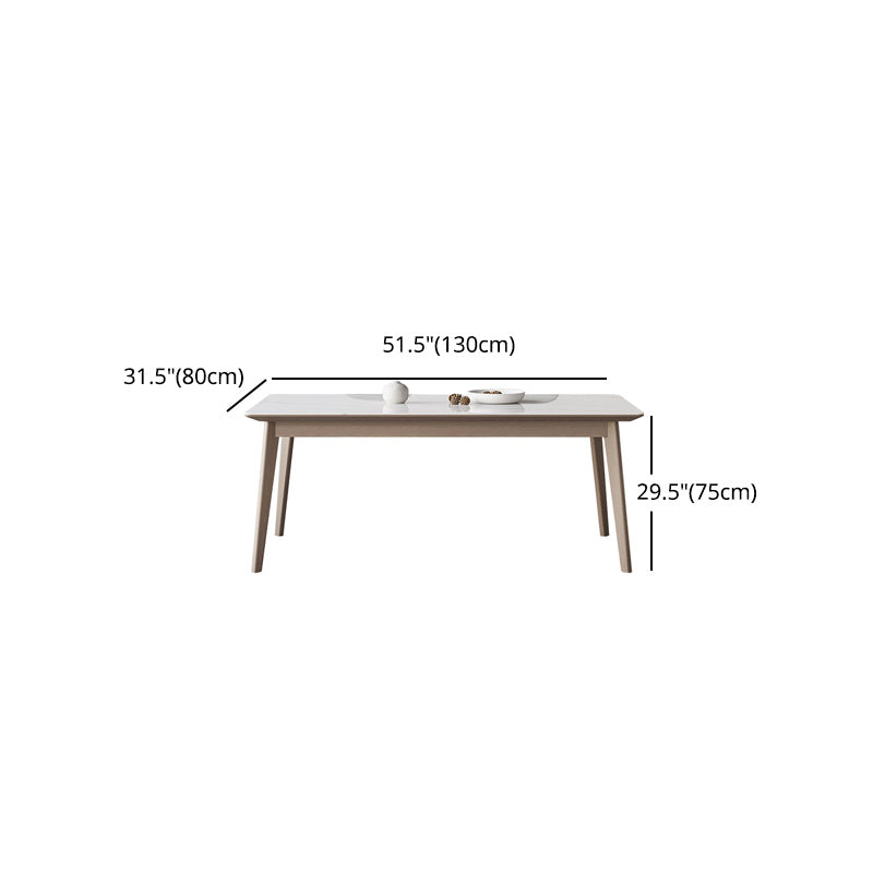 Modern Style 1/2/5/7 Pieces Dinette Set Solid Wood Dining Table and Chairs