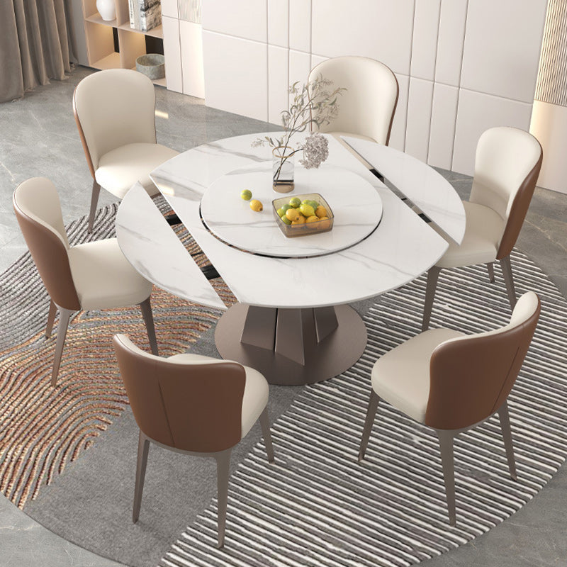 Modern 1/3/4//5/7/9 Pieces Dining Set Sintered Stone Dining Table Set for Home