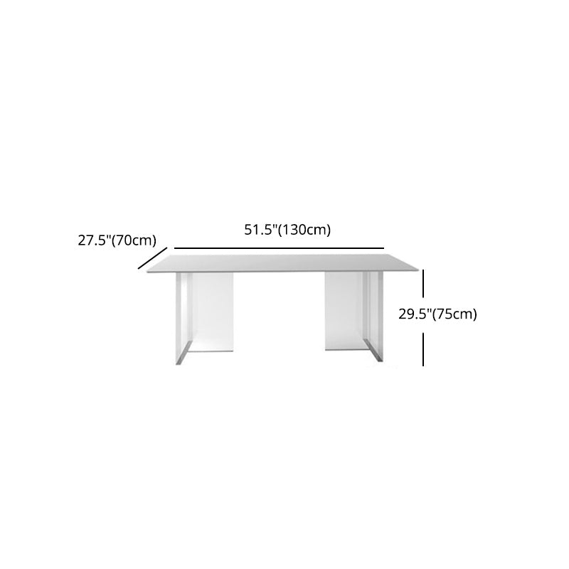 Modern 1/2/5 Pieces Dining Set Rectangle Stone Dining Table for Dining Room