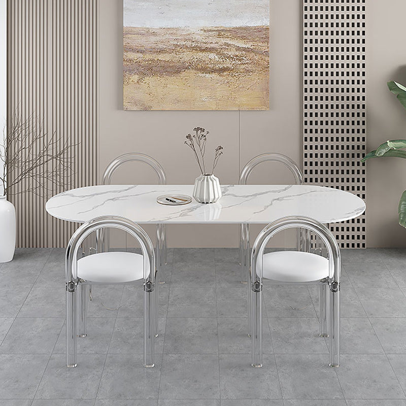 Modern 1/5 Pieces Dining Set Stone Dining Table Set for Kitchen
