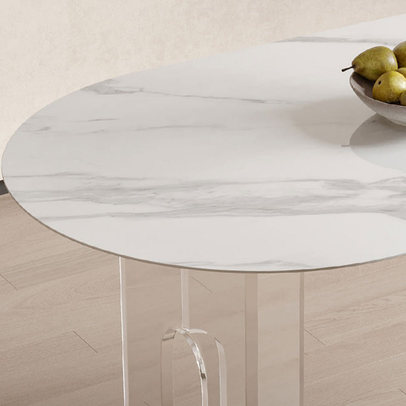 Modern 1/5 Pieces Dining Set Stone Dining Table Set for Kitchen