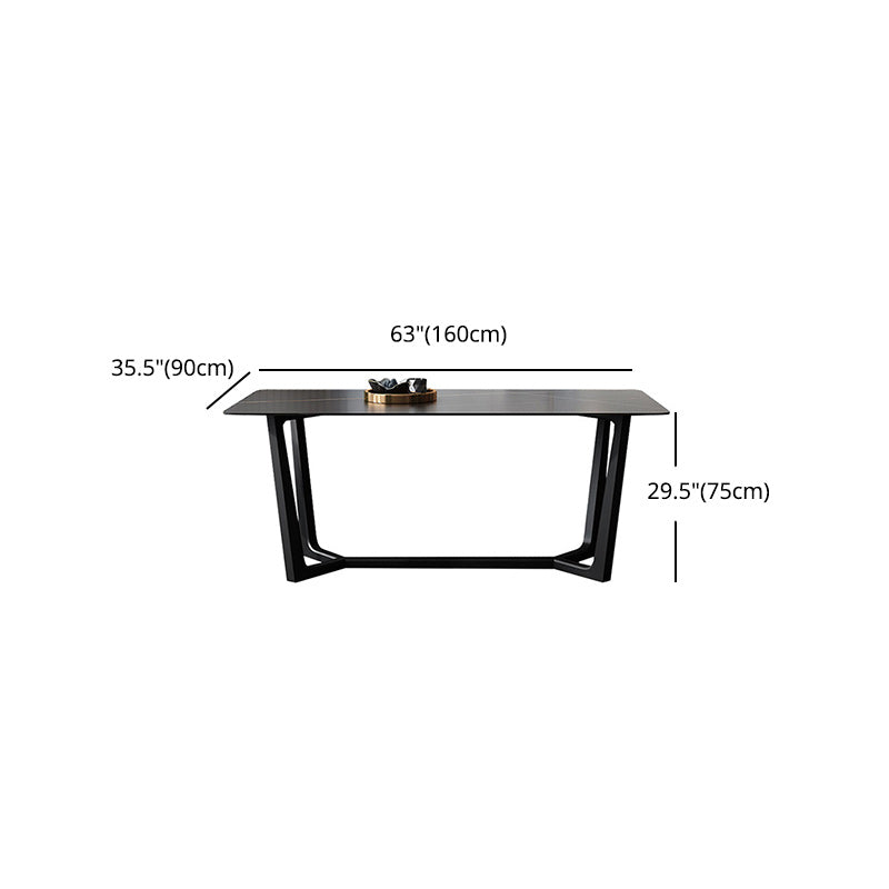 Modern 1/5/7 Pieces Dining Set Sintered Stone Dining Table Set for Home