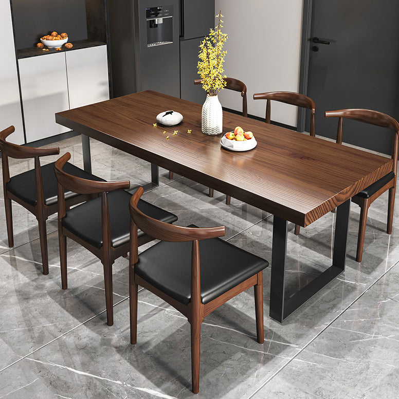 Industrial 1/3/4/5/7 Pieces Dinette Set Solid Wood Dining Table and Chairs