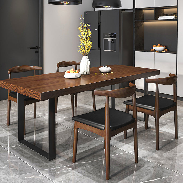 Industrial 1/3/4/5/7 Pieces Dinette Set Solid Wood Dining Table and Chairs