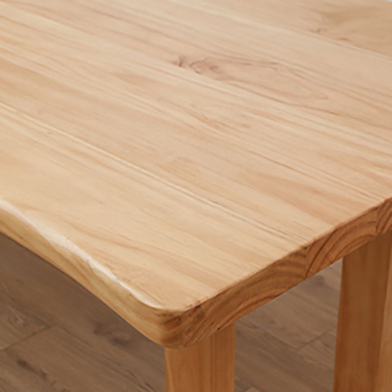 Wood Dining Table Traditional Luxury Rectangle Dining Table with Sled Base