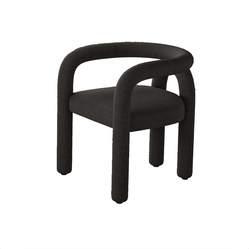 Contemporary Upholstered Side Chairs Open Back Side Chair for Home