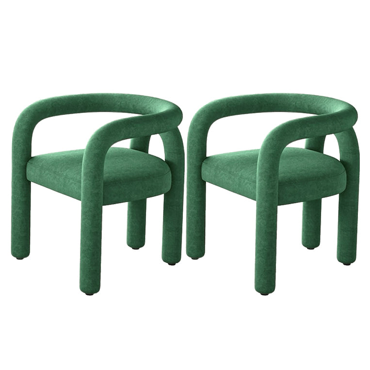Contemporary Upholstered Side Chairs Open Back Side Chair for Home