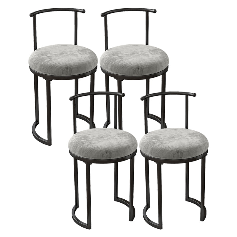 Scandinavian Open Back Side Chair for Home Upholstered Side Chairs