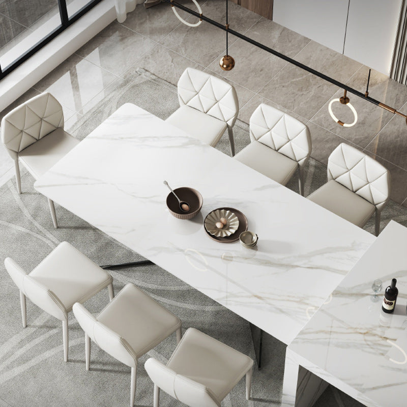 Modern 1/4/7 Pieces Dining Set Sintered Stone Dining Table Set for Home