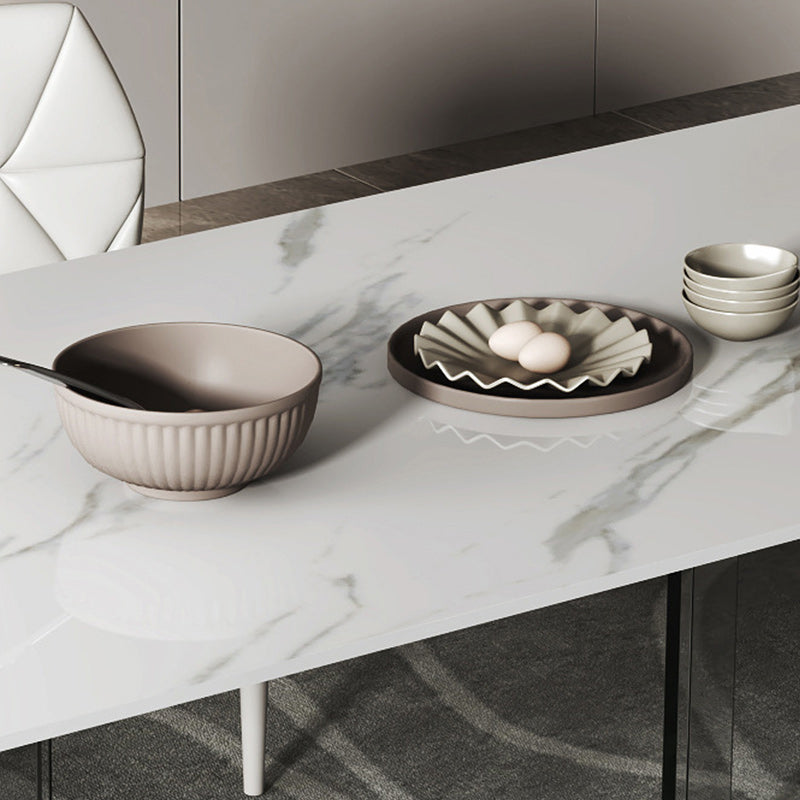 Modern 1/4/7 Pieces Dining Set Sintered Stone Dining Table Set for Home