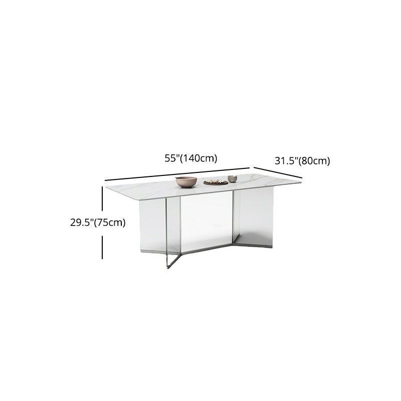Modern 1/4/7 Pieces Dining Set Sintered Stone Dining Table Set for Home