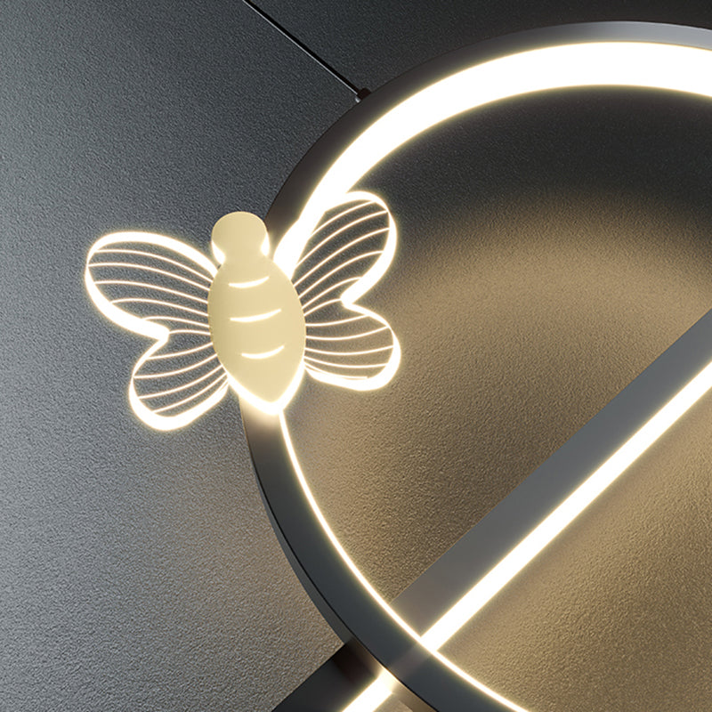 Contemporary Island Light Linear Metal 4 Light Island Chandelier Lights