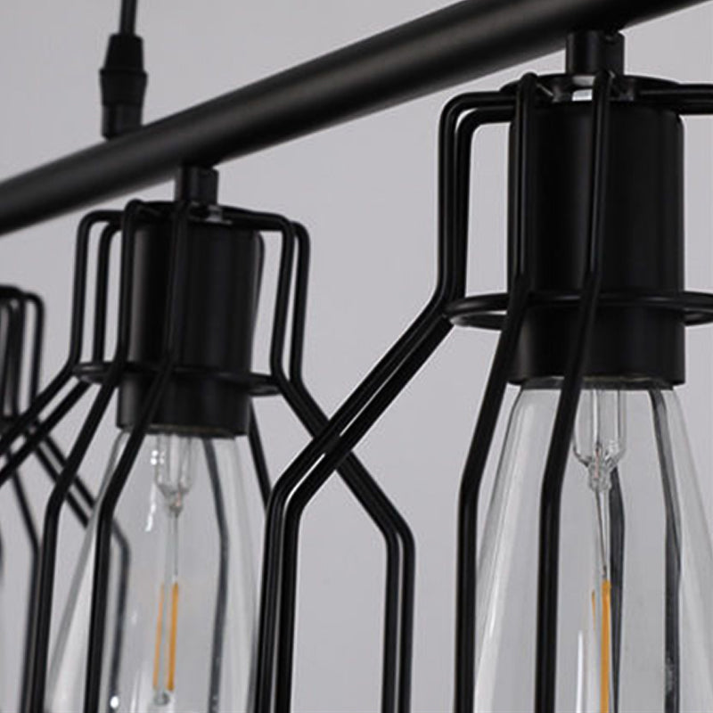 Industrial Style Lantern Hanging Pendant Lights Metal Pendant Light Fixtures