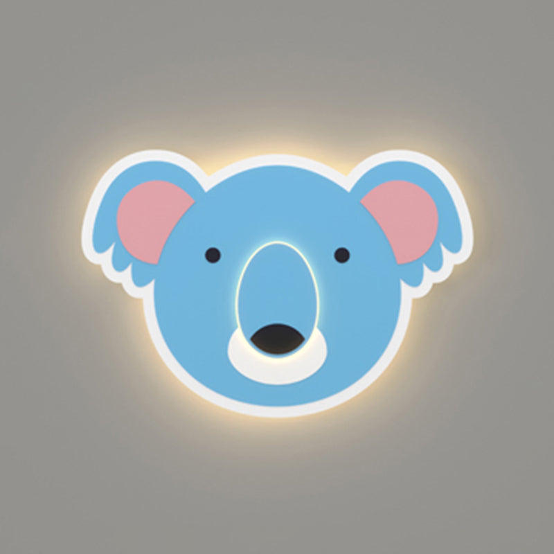 Modern Style Unique Shape Wall Sconce Metal 1 Light Sconce Lighting for Children's Room