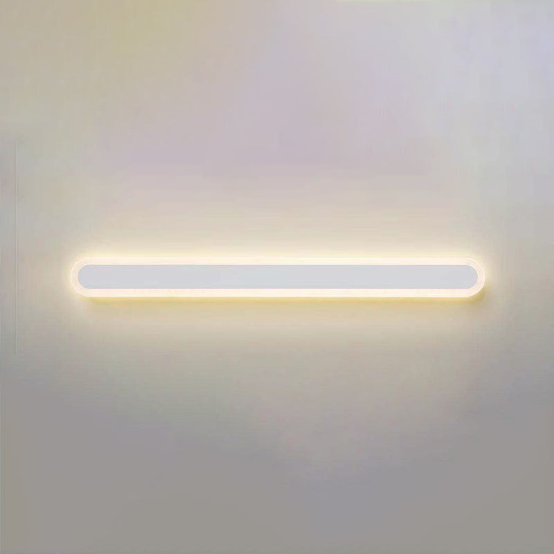 Modern Style Linear Shape Wall Sconce Metal 1 Light Sconce Lighting for Bedroom