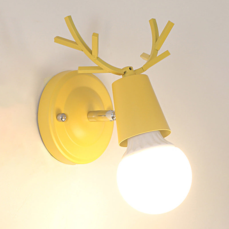 Modern Style Geometric Wall Lamps Metal 1 Light Wall Lighting for Living Room