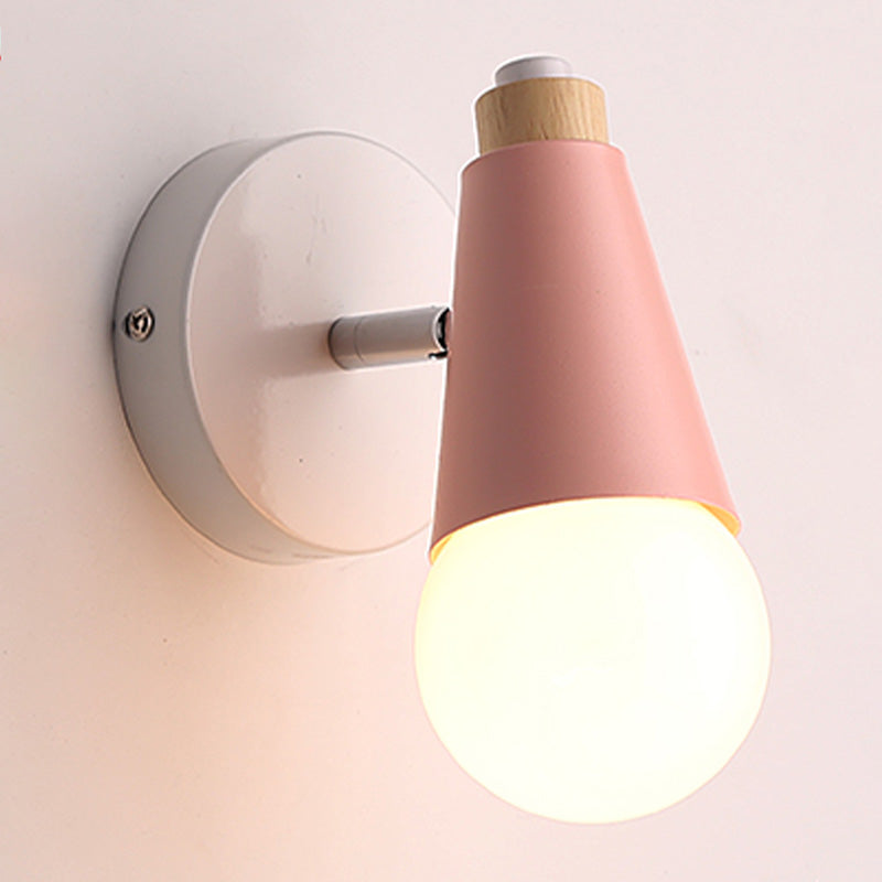 Modern Style Geometric Wall Lamps Metal 1 Light Wall Lighting for Living Room