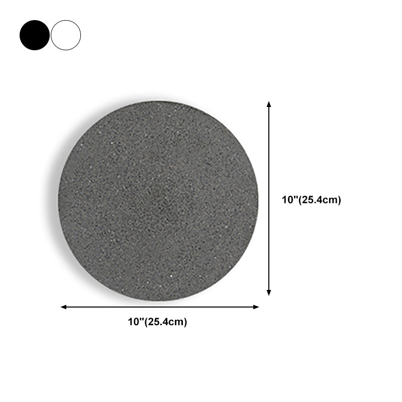 Concrete Circular Wall Sconce Simplicity Living Room LED Wall Lamp