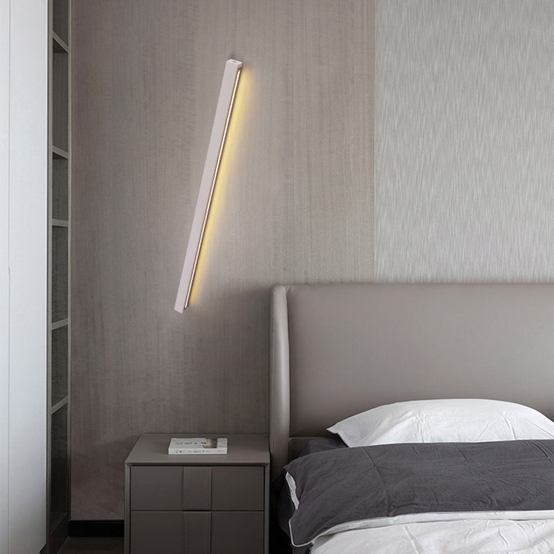 Modern Style Linear Shape Wall Sconce 1 Light Sconce Lighting for Bedroom