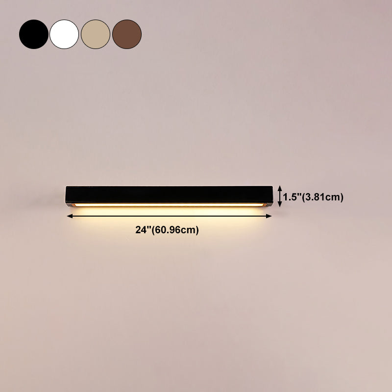 Modern Style Linear Shape Wall Sconce 1 Light Sconce Lighting for Bedroom