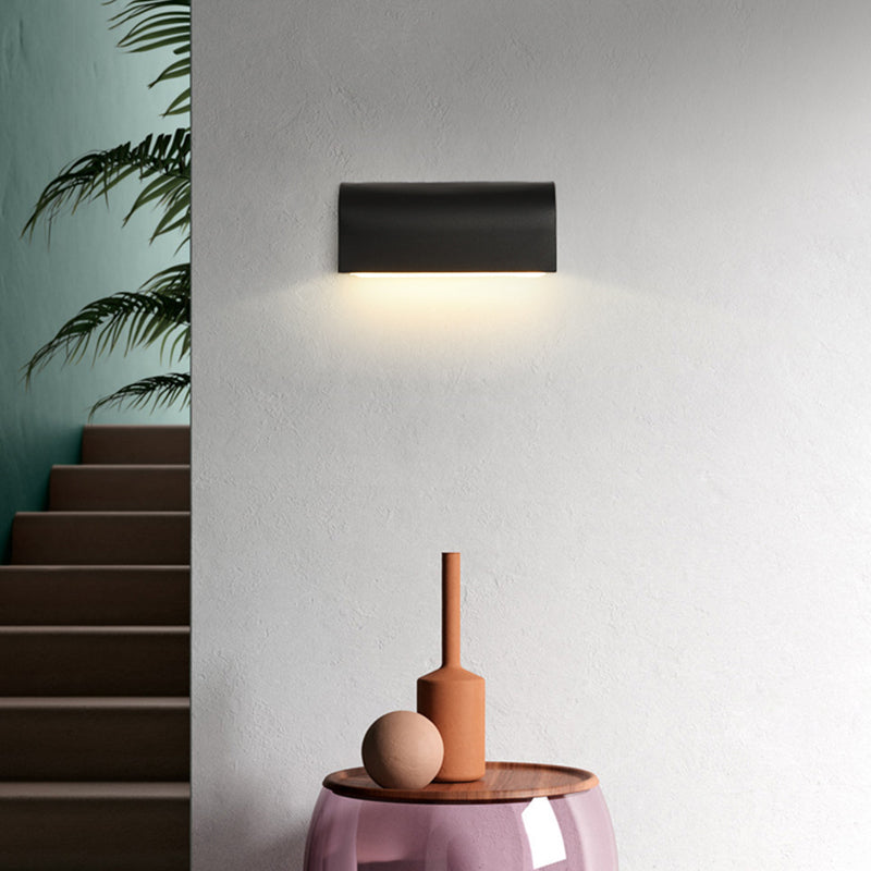 Modern Style Geometry Shape Wall Sconce Metal 1 Light Sconce Lighting for Dining Room