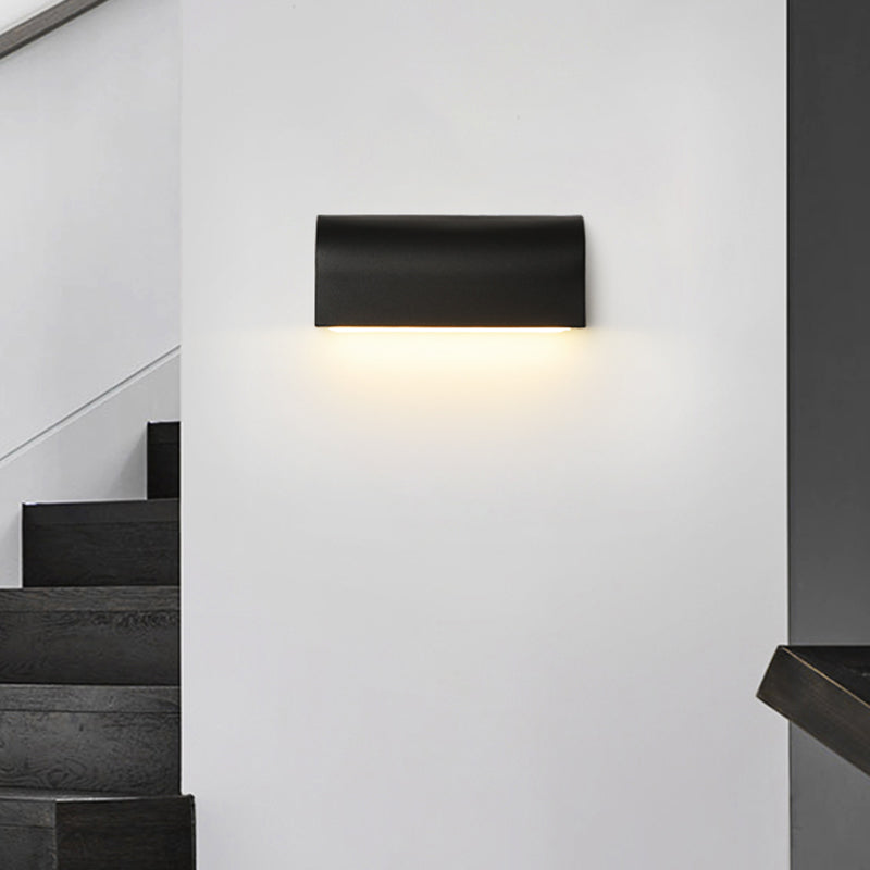 Modern Style Geometry Shape Wall Sconce Metal 1 Light Sconce Lighting for Dining Room