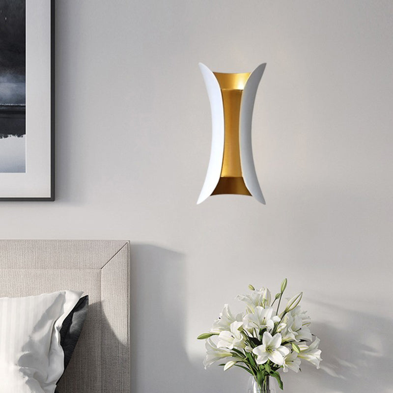 Modern Style Geometric Wall Light Sconces Metal 2 Lights Wall Washer Sconce