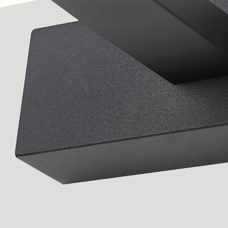 Black Vanity Light Modern LED Mirror Front Light with Plastic Shade for Bathroom