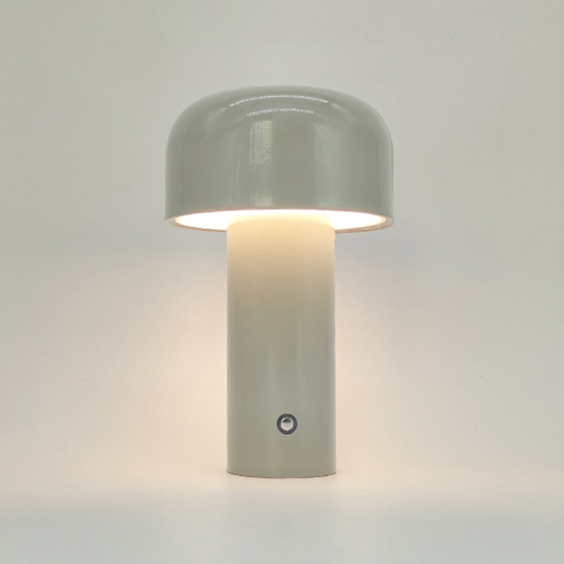 1-Light LED Table Lamp Macaron Chargeable Desk Light with Acrylic Shade for Living Room