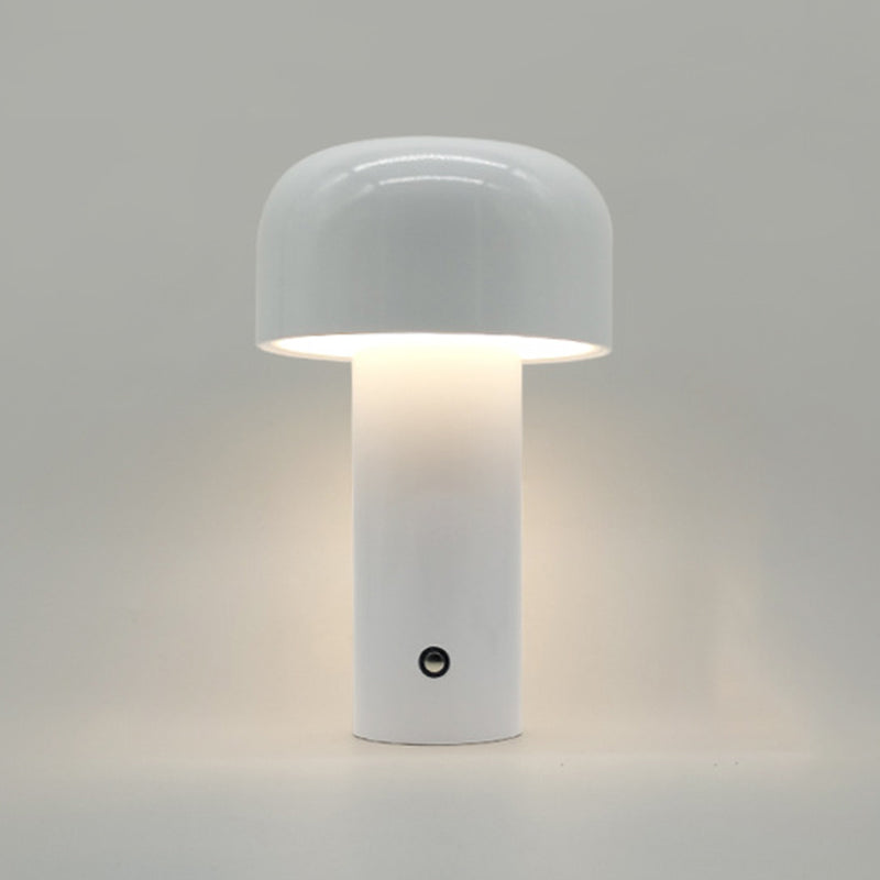 1-Light LED Table Lamp Macaron Chargeable Desk Light with Acrylic Shade for Living Room