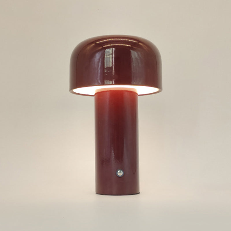 1-Light LED Table Lamp Macaron Chargeable Desk Light with Acrylic Shade for Living Room