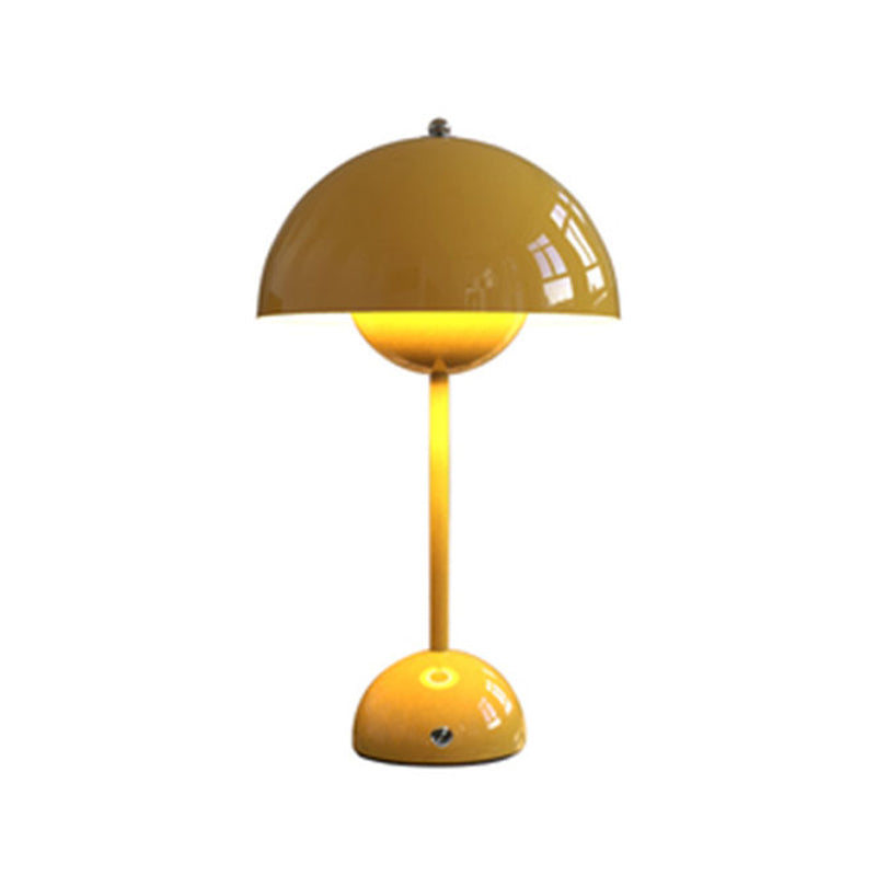 Lampes de table de nuit en dôme de style contemporain en métal lampe de table à 1 lumière